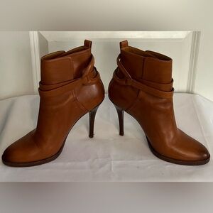 Ralph Lauren Collection Purple Label RARE  Tan Leather Ankle Boots Women’s Sz 9